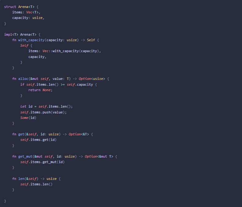 Writing arenas in Rust from scratch Hello